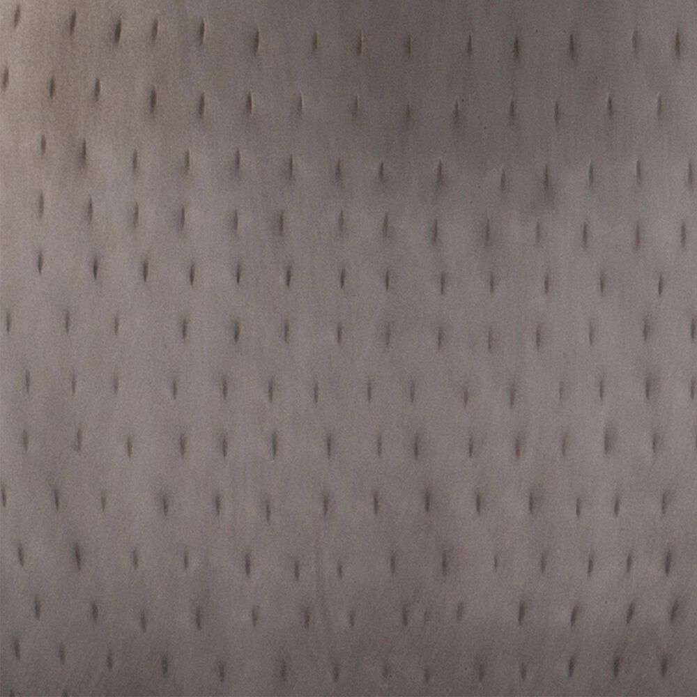 Linon Home Decor Royce 22" Drum Coffee Table with Storage in Pewter, , large