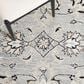 Safavieh Micro-Loop MLP384F 4" x 6" Gray and Ivory Area Rug, , large