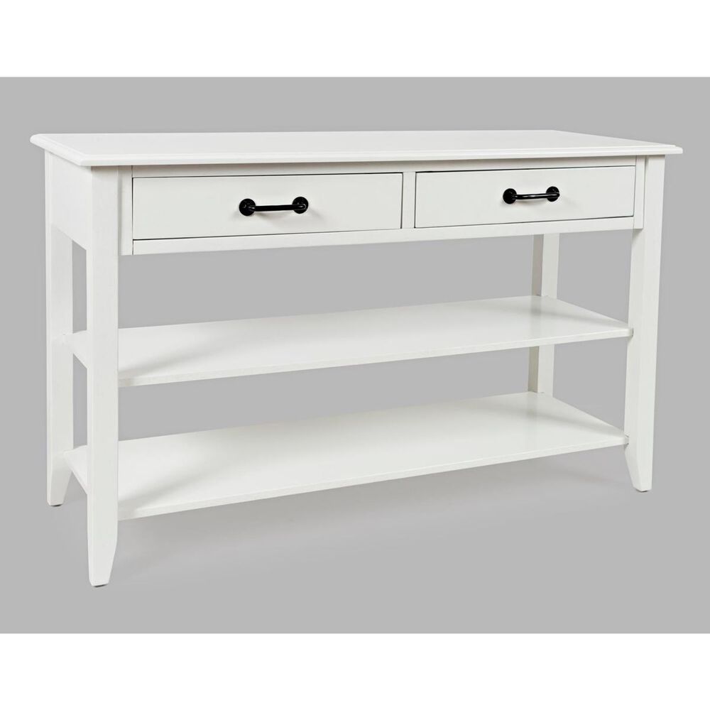 Waltham North Fork Sofa Table in White, , large