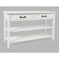 Waltham North Fork Sofa Table in White, , large