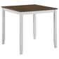 Furniture of America Jamal 5-Piece Counter Height Dining Set in Oak/Sea White, , large