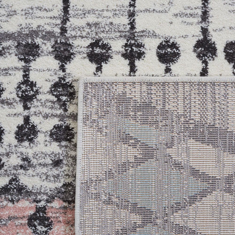 Safavieh Carousel Outer Space 5&#39;3&quot; Square Grey and Pink Kids  Area Rug, , large