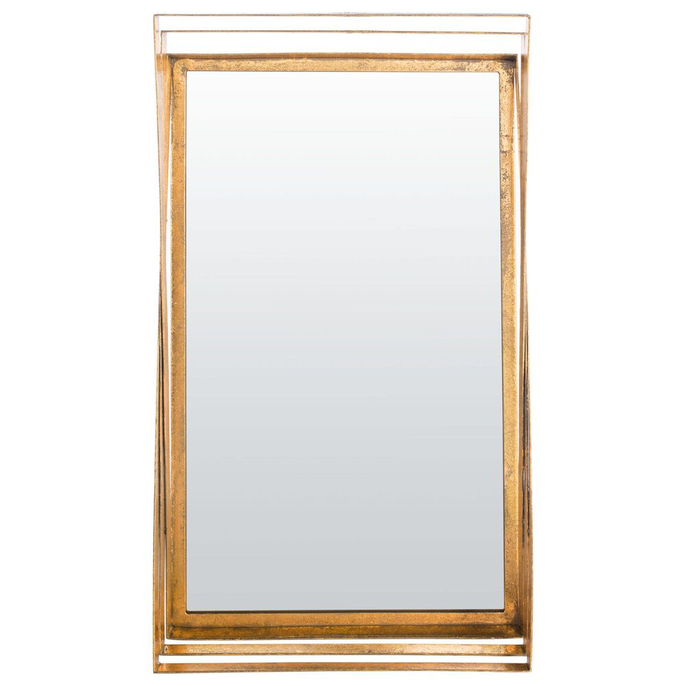 Safavieh Resa Mirror in Gold Foil, , large