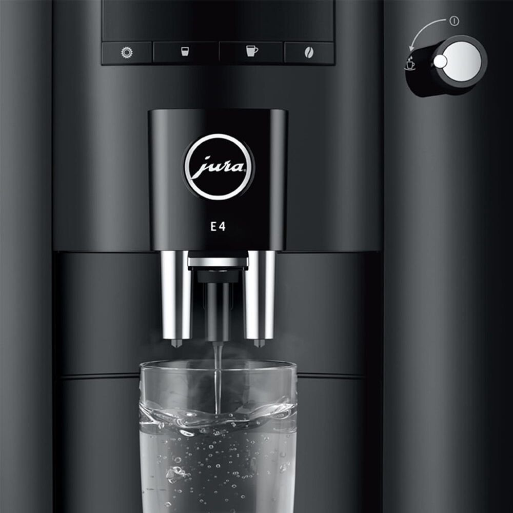 Jura E4 64 Oz Automatic Coffee Machine in Piano Black, , large