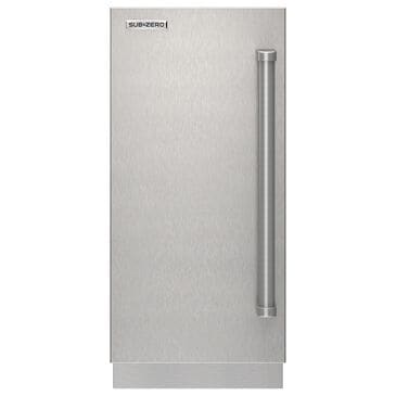 Sub-Zero 15.25" Left Hinge Door Panel with Pro Handle in Stainless Steel, , large