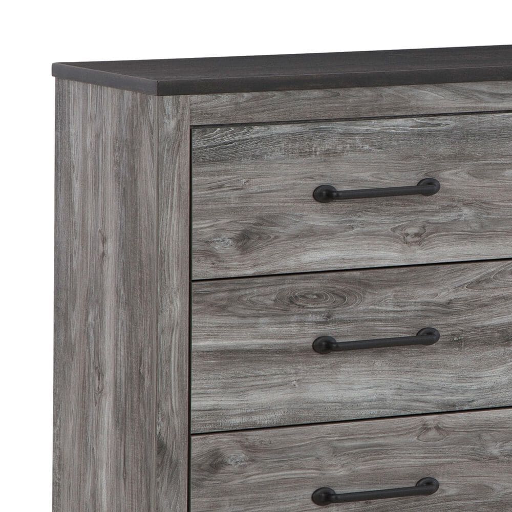 Ashley Bronyan 6-Drawer Dresser and Mirror in Dark Gray, , large