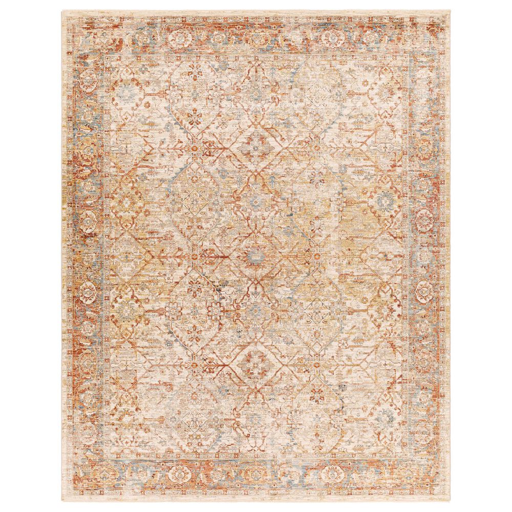 Surya Aspendos 10" x 13"11" Dusty Pink, Rust, Burgandy, Wheat, Taupe, Gray, Denim, Black and Cream Area Rug, , large