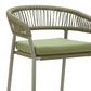 Zuo Modern Skye Patio Barstool in Green (Set of 2), , large