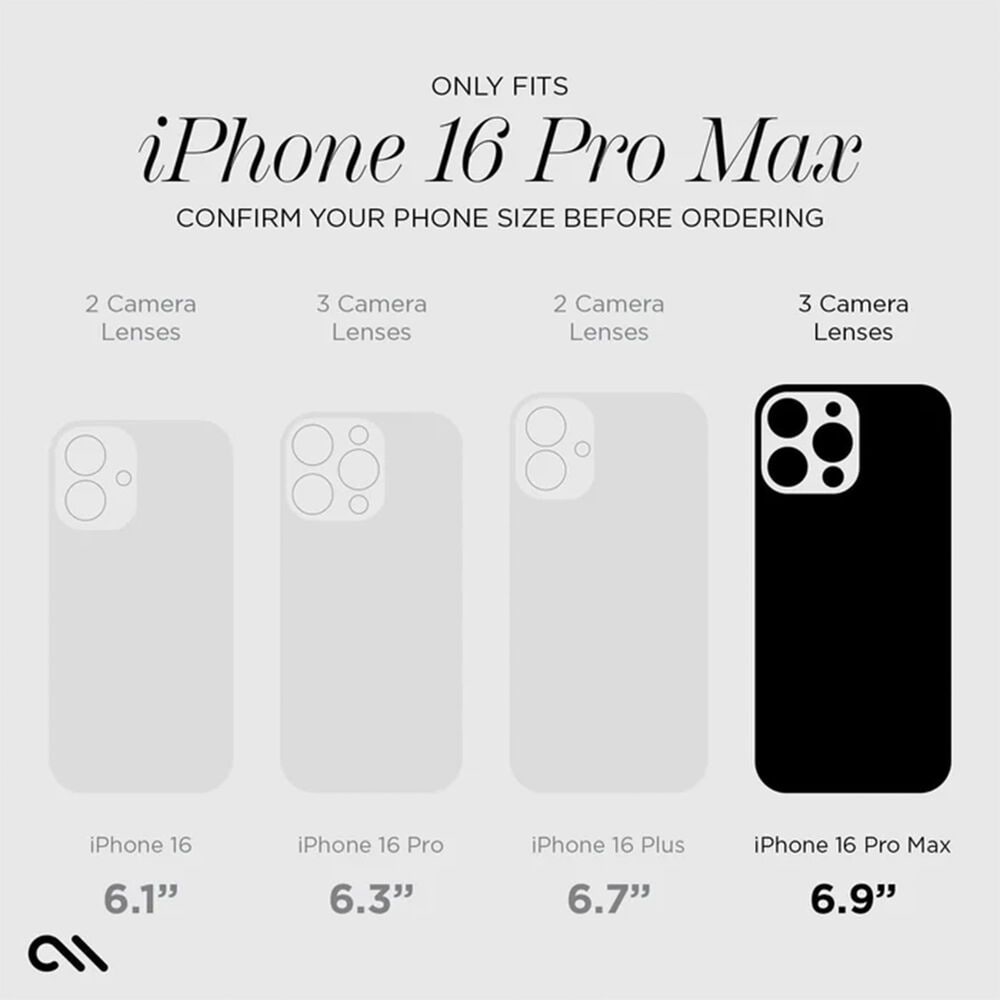 Case-Mate Karat Granite MagSafe Phone Case for the iPhone 16 Pro Max, , large
