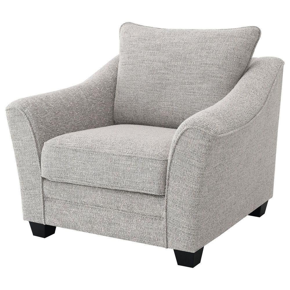 Coaster Tomkins Arm Chair in Light Grey, , large
