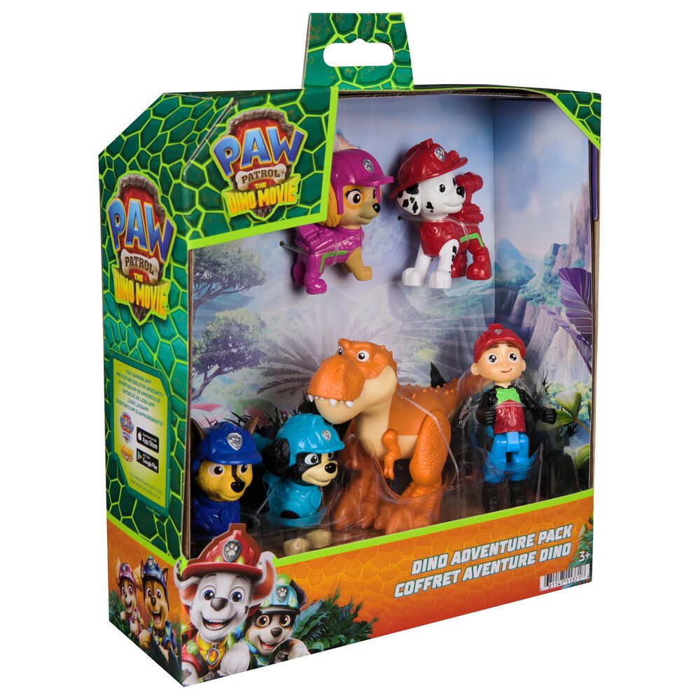 PAW Patrol Dino Adventure Action Figure 6-Pack, , large