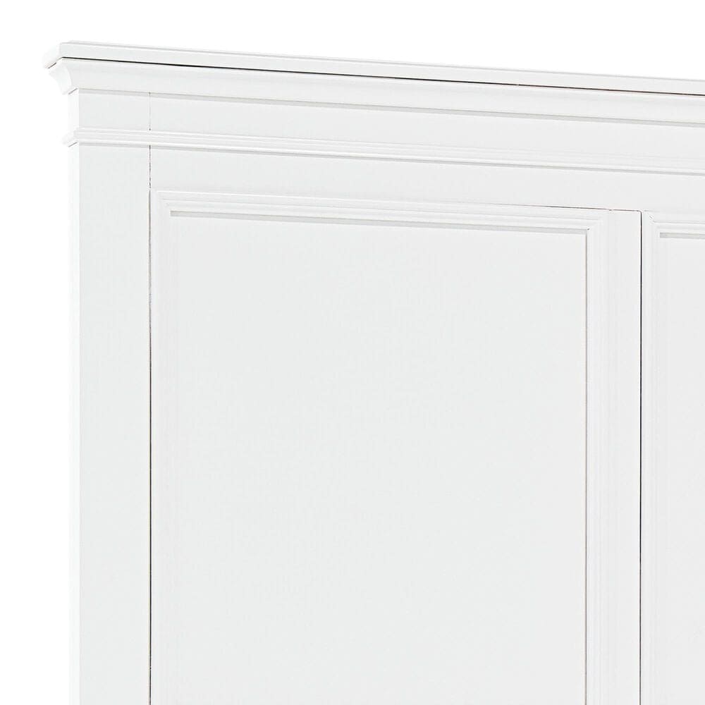 Ashley Fortman Twin Panel Bed in White, , large
