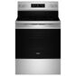 Whirlpool 5.3 Cu. Ft. Energy Star Electric Range with Air Cooking Technology in Stainless Steel, , large