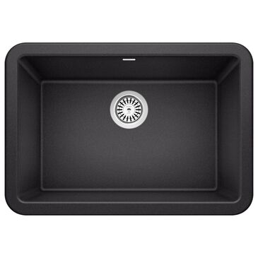 Blanco Ikon 27" Apron Single Bowl Farmhouse Sink in Anthracite, , large