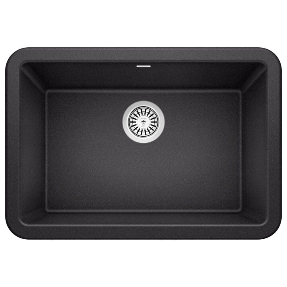 Blanco Ikon 27" Apron Single Bowl Farmhouse Sink in Anthracite, , large