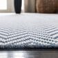 Safavieh Bermuda 2" x 8" Blue and Creme Indoor/Outdoor Area Performance Rug, , large