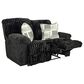 Catnapper Comet Lay Flat Reclining Loveseat in Black, , large