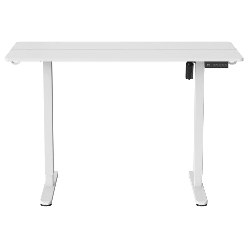 Rta Products Llc Vega Electric Standing Desk in White, , large