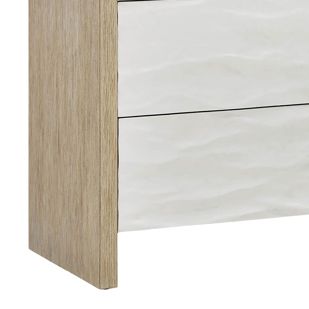 Furniture Worldwide Oasis 2-Drawer Chest in Dockside and White, , large