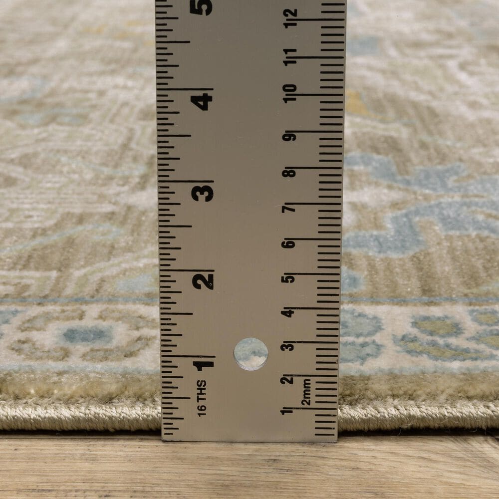 Oriental Weavers Maeve MAE13 Brown and Blue 7&#39;10&quot; x 10&#39;10&quot; Area Rug, , large