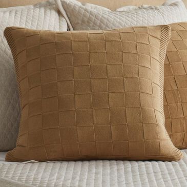 Ann Gish Cesta 20" x 20" Throw Pillow in Camel, , large