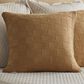 Ann Gish Cesta 20" x 20" Throw Pillow in Camel, , large