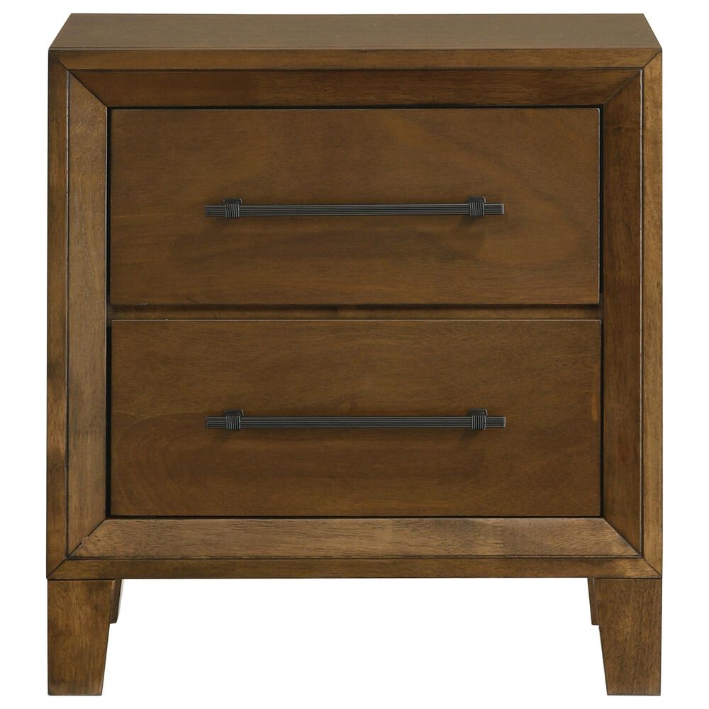 New Heritage Ballard 4 Piece Wood Queen Panel Bedroom Set in Walnut, , large