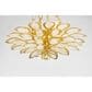 Troy Lighting Vittoria 4-Light Semi Flush Mount in Gold Leaf, , large
