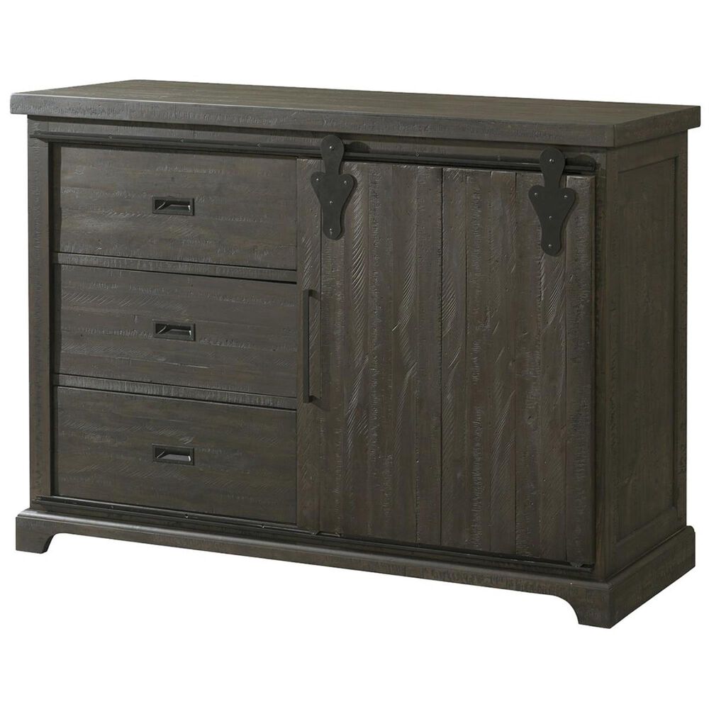 Mayberry Hill Stone Server without Hutch in Smokey Dark Ash, , large