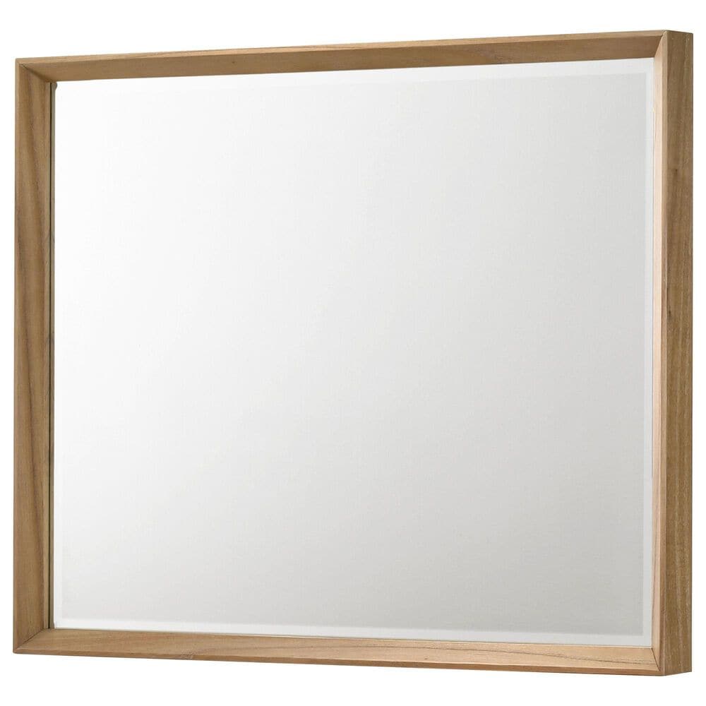 Crown Mark Florian Dresser Mirror in Light Brown, , large