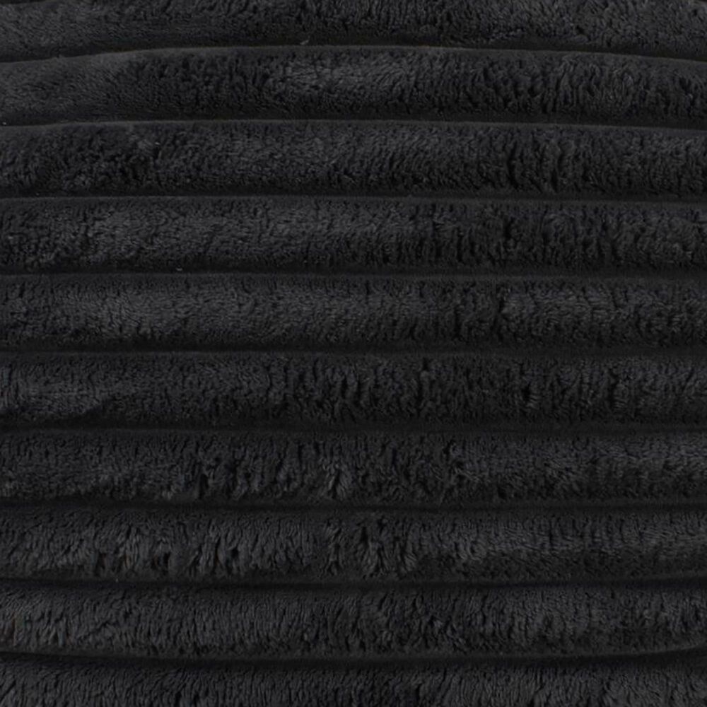 Howard Elliott Shar Pei Short Pouf in Black, , large