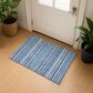 Dalyn Rug Company Soft Essentials Striped Denim 1"8" x 2"6" Indoor/Outdoor Area Rug, , large