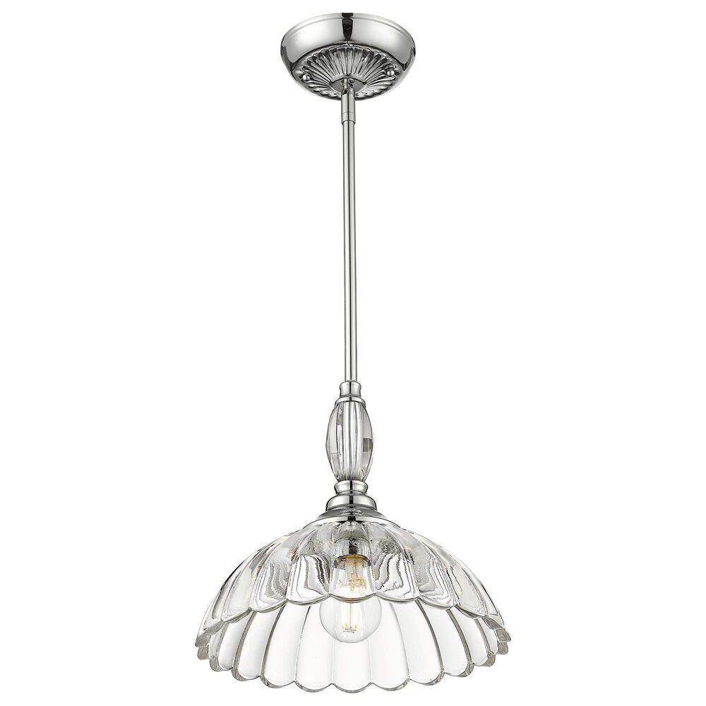 Golden Lighting Audra 1-Light Pendant in Pewter, , large