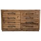 Woodland & Co Regal 4 Piece King Bedroom Set in Brown, , large