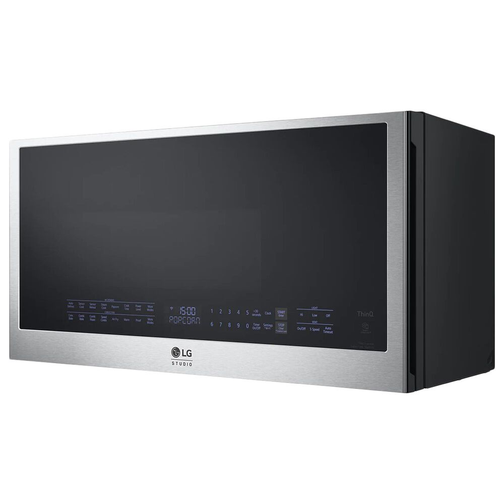 LG Studio 1.7 Cu. Ft. Over-the-Range Microwave with Air Fry in Stainless Steel, , large