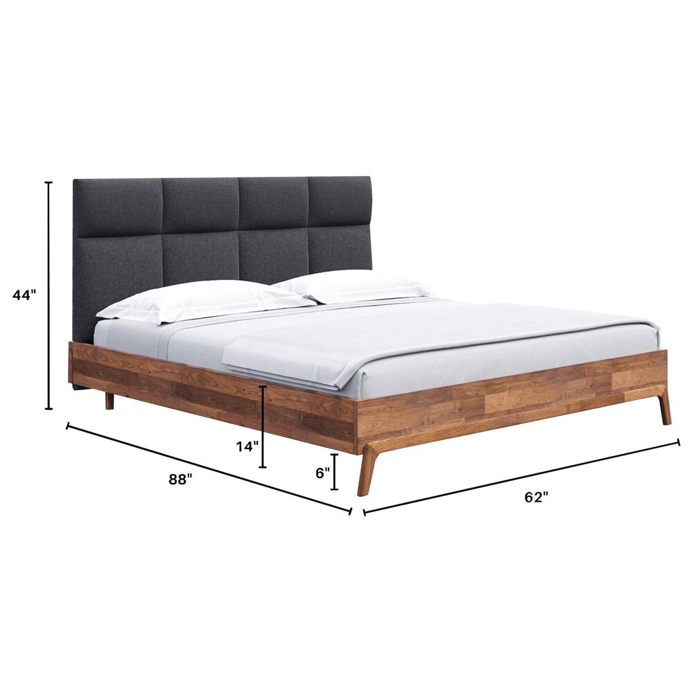 Lh Imports Remix Queen Bed in Brown, , large