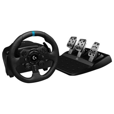 Logitech G923 Racing Wheel and Pedals in Black - Xbox One, , large