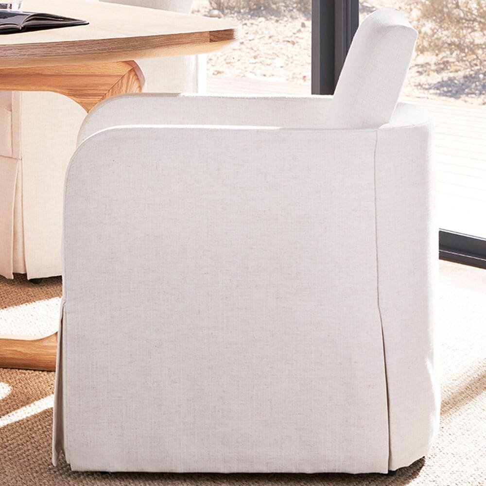 Vanguard Furniture Laura Stocked Dining Chair in Icey Cream, , large