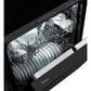 Midea 24" Front Control 2-Rack Hybrid Tub Dishwasher in Black, , large