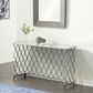 Maple and Jade Frame Console Table in Silver, , large