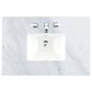 James Martin Vanities Breckenridge 36" Single Vanity in Whitewashed Oak with 3 cm Carrara White Marble Top, , large