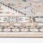 Central Oriental Heirloom Elowen Sky Blue and Champagne 5"3" x 7"7" Area Rug, , large
