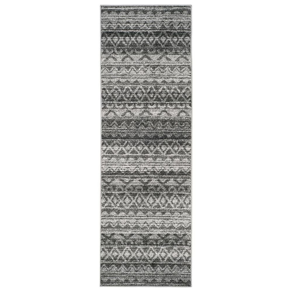 Safavieh Adirondack ADR119N-212 2"6" x 12" Ivory/Charcoal Runner, , large