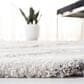 Safavieh Cyrus Shag CYR120G 5"5" x 7"6" Grey and Beige Area Rug, , large