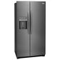 Frigidaire Gallery 25.6 Cu. Ft. Standard Depth Side-by-Side Refrigerator in Smudge Proof Black Stainless Steel, , large
