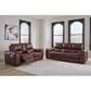 Ashley Alessandro Power Reclining Loveseat with Console in Garnet, , large
