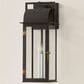 Troy Lighting Bohen 8" 1-Light Exterior Wall Sconce in French Iron and Patina Brass, , large
