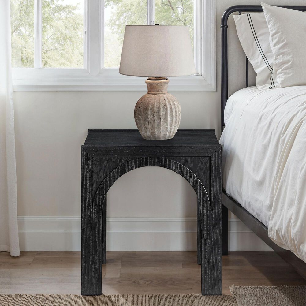 Crystal City Fitzgerald End Table in Rich Black, , large