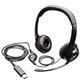 Logitech H390 USB Computer Headset with Noise Cancelling Mic in Black, , large