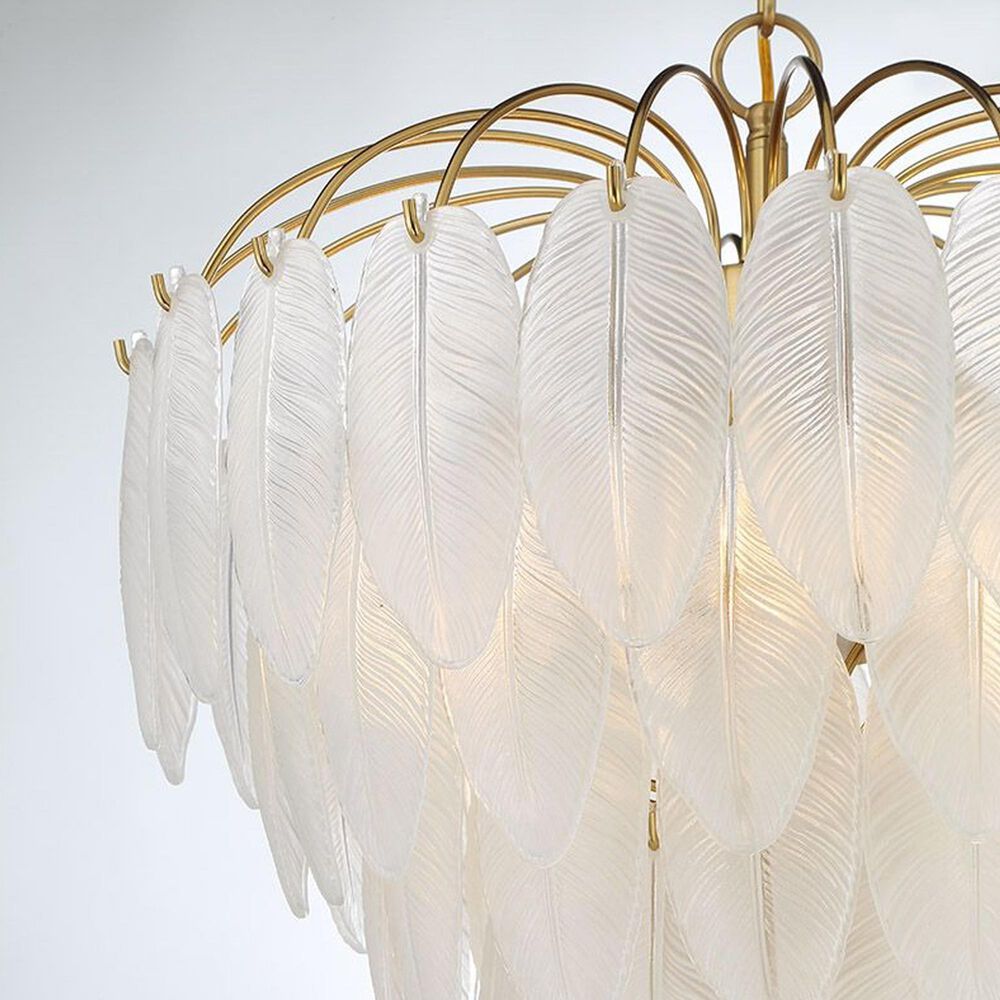 Savoy House Boa 6-Light Chandelier in Warm Brass, , large